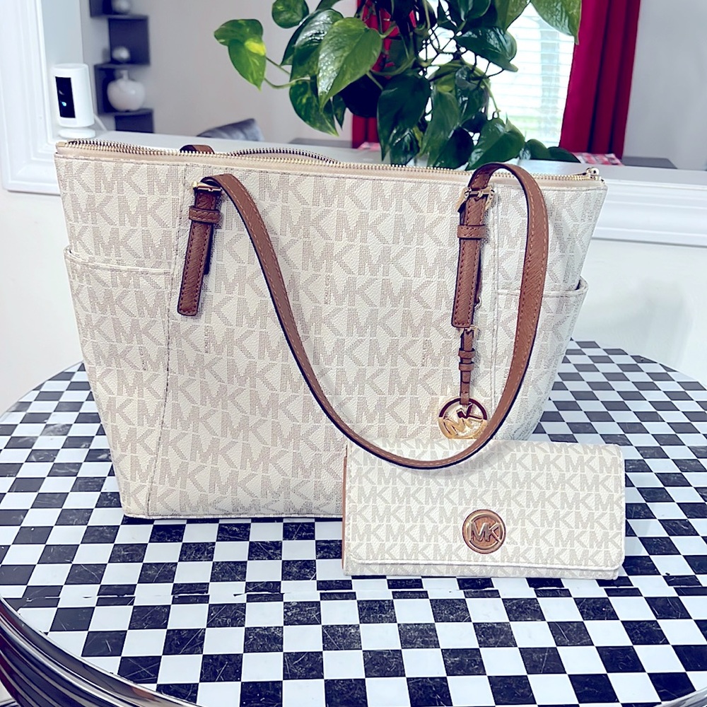 Michael kors set bag (vainilla)